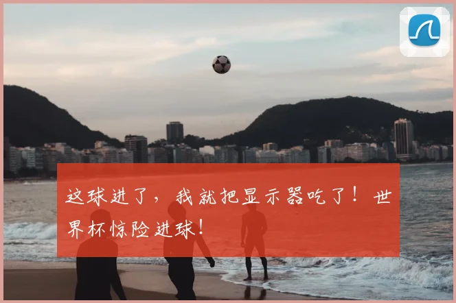 这球进了，我就把显示器吃了！世界杯惊险进球！